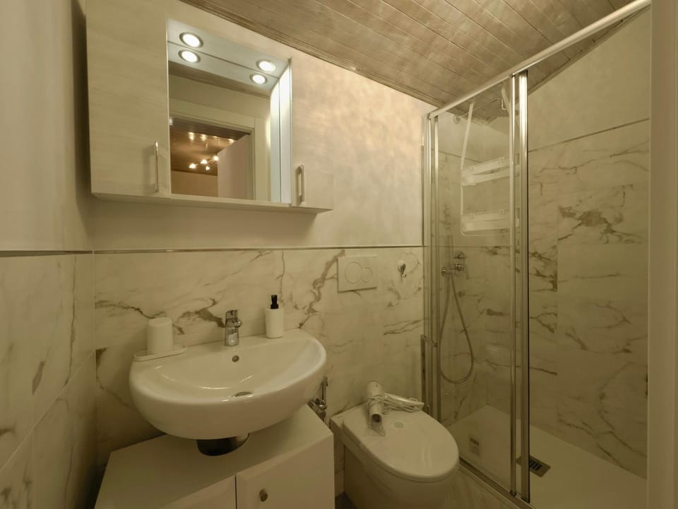 bidet, towels