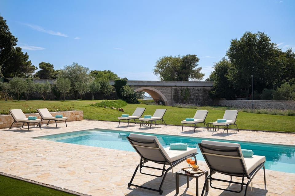 Property building, Balcony/Terrace, Garden view, Garden view, Pool view, Sea view, Sea view, Swimming pool