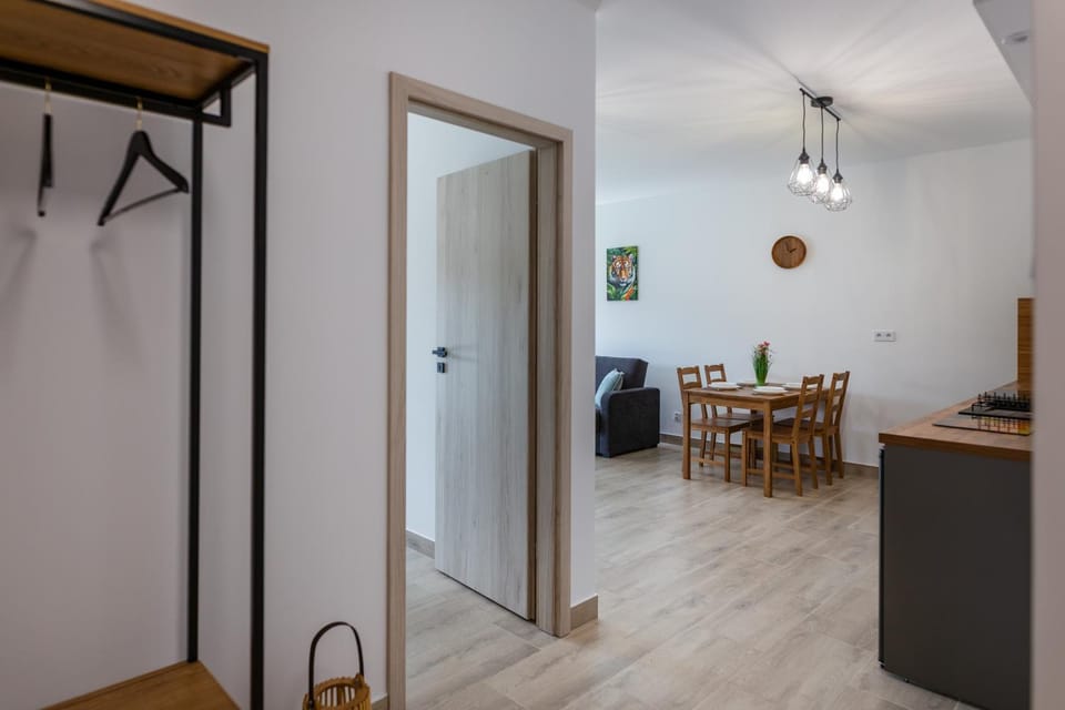Kitchen or kitchenette, Living room, Dining area