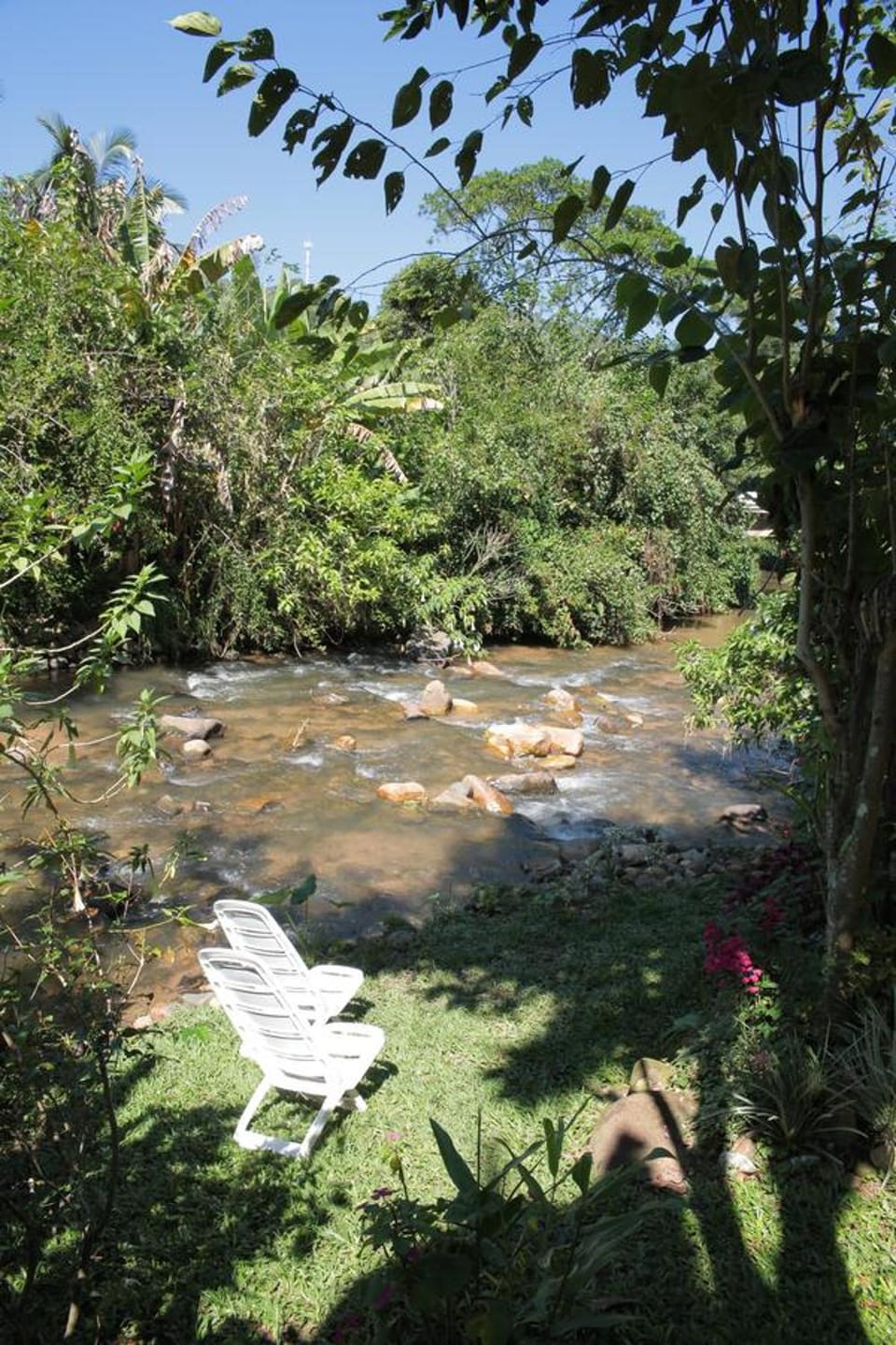 Garden view, River view