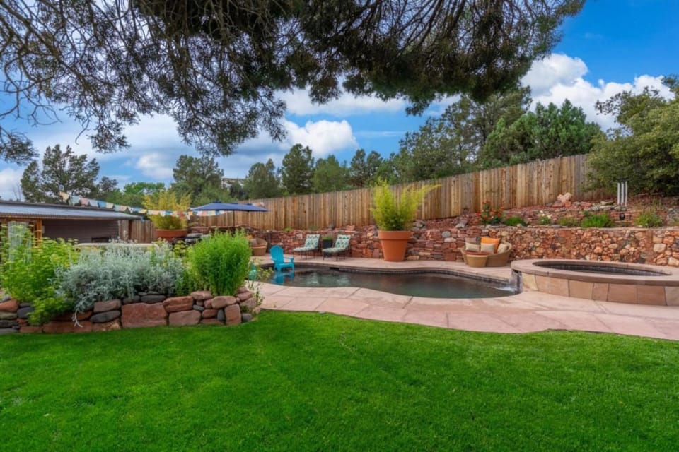 Natural landscape, Pool view
