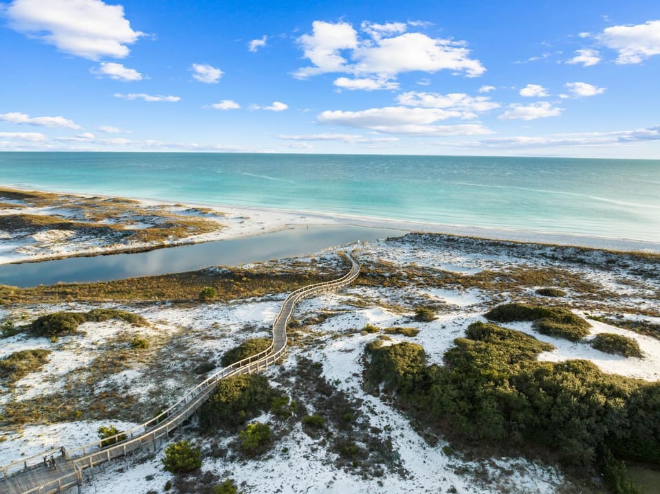 Neighbourhood, Natural landscape, Bird's eye view, Beach
