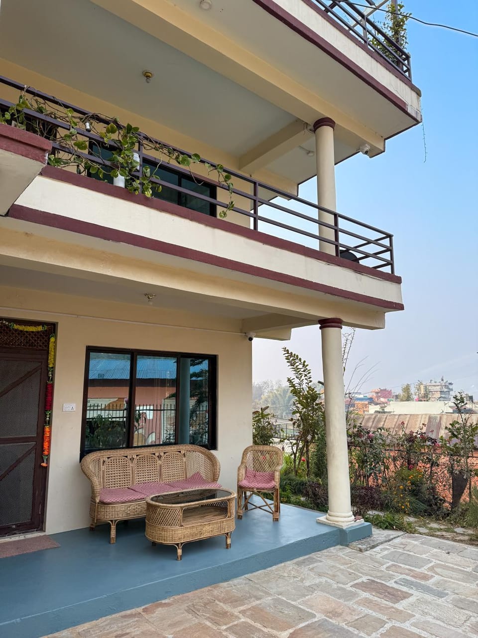 Property building, Patio