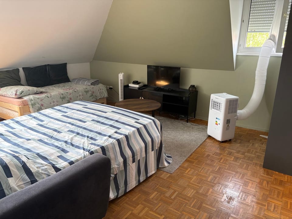 TV and multimedia, Living room, Photo of the whole room, Bedroom