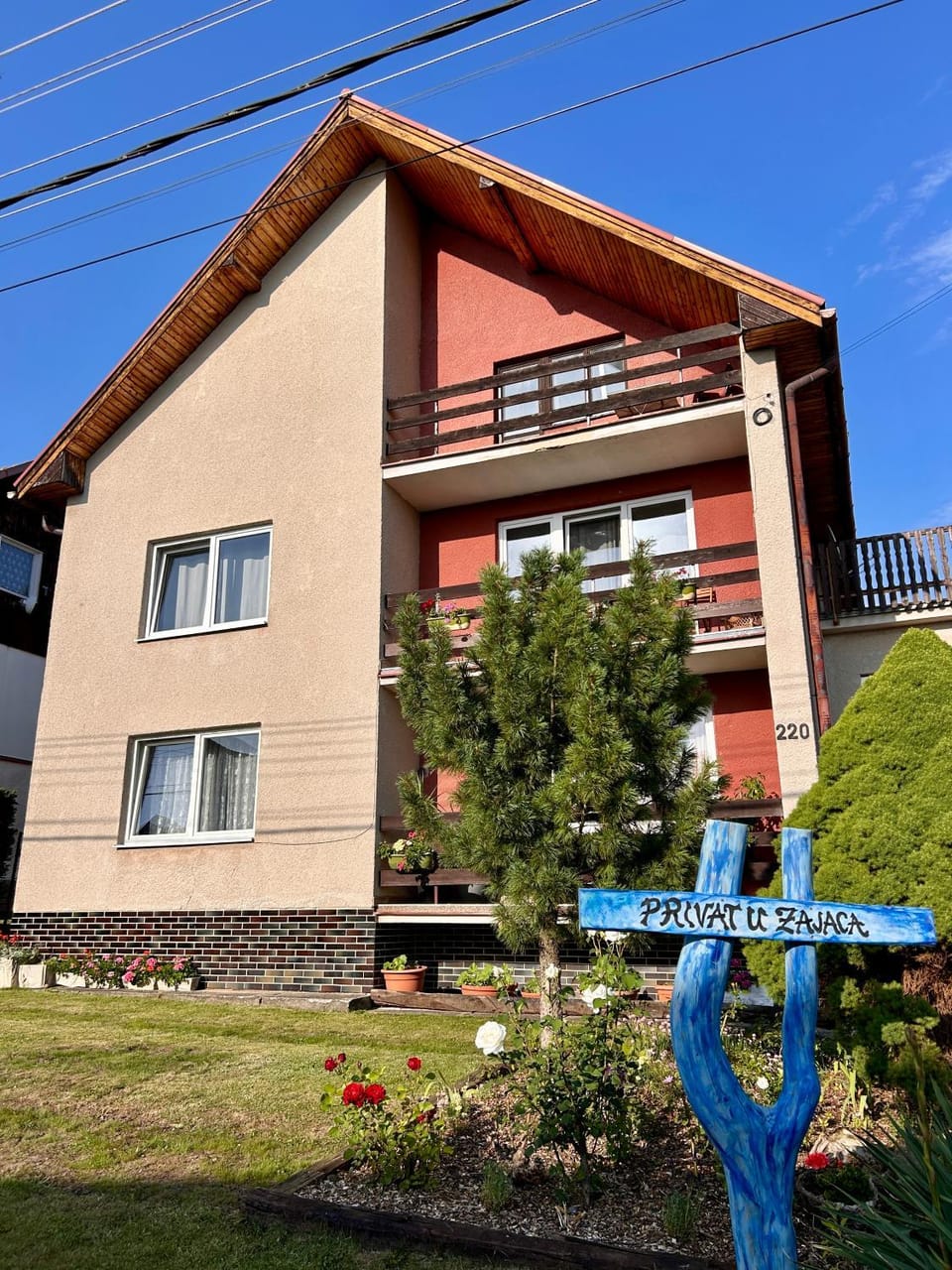 Property building, Garden view