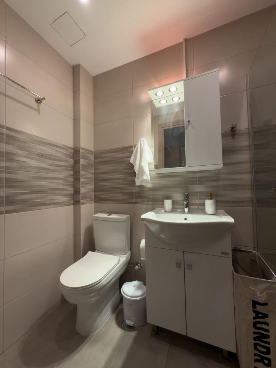 Shower, Toilet, Bathroom, towels