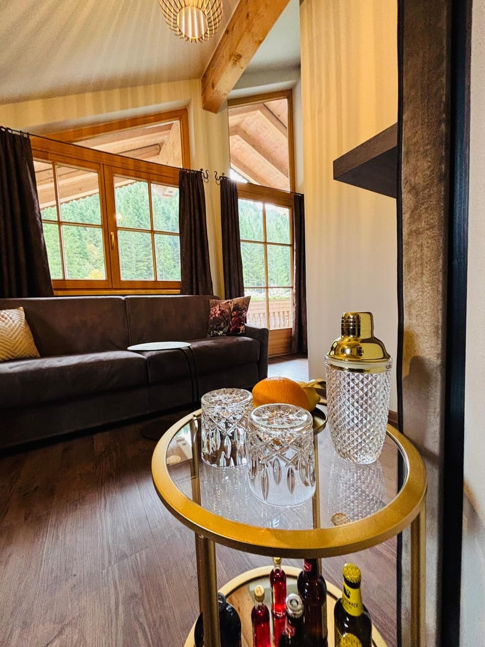 Living room, minibar