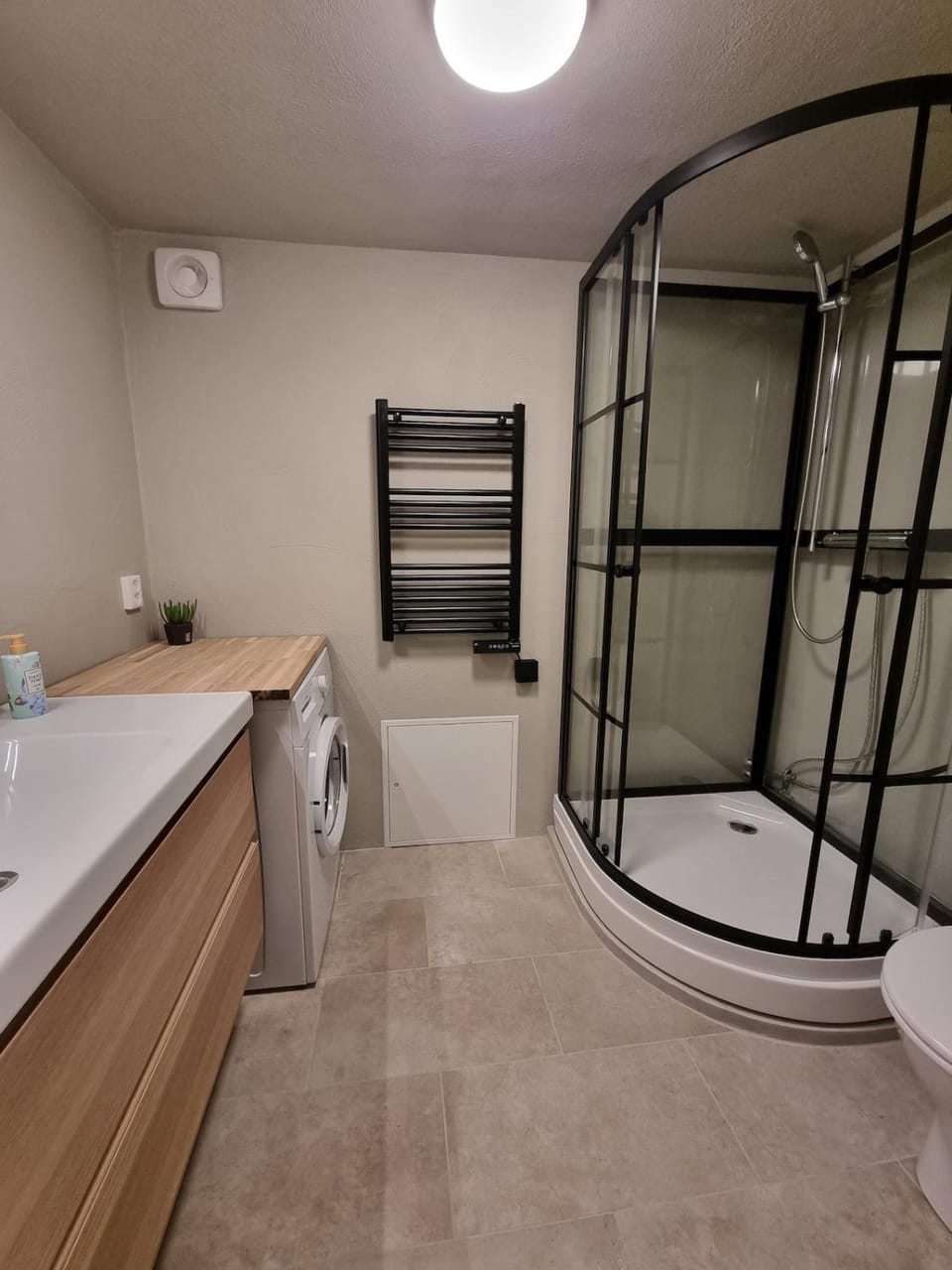Shower, Toilet, Bathroom, washing machine