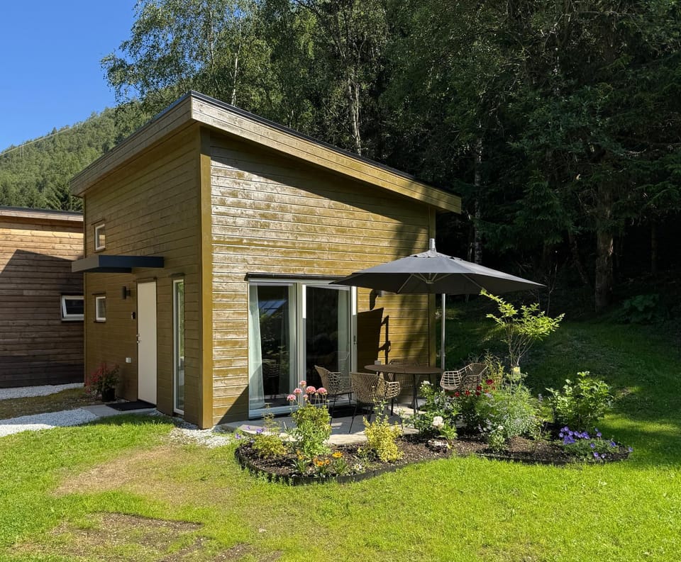 Property building, Garden view