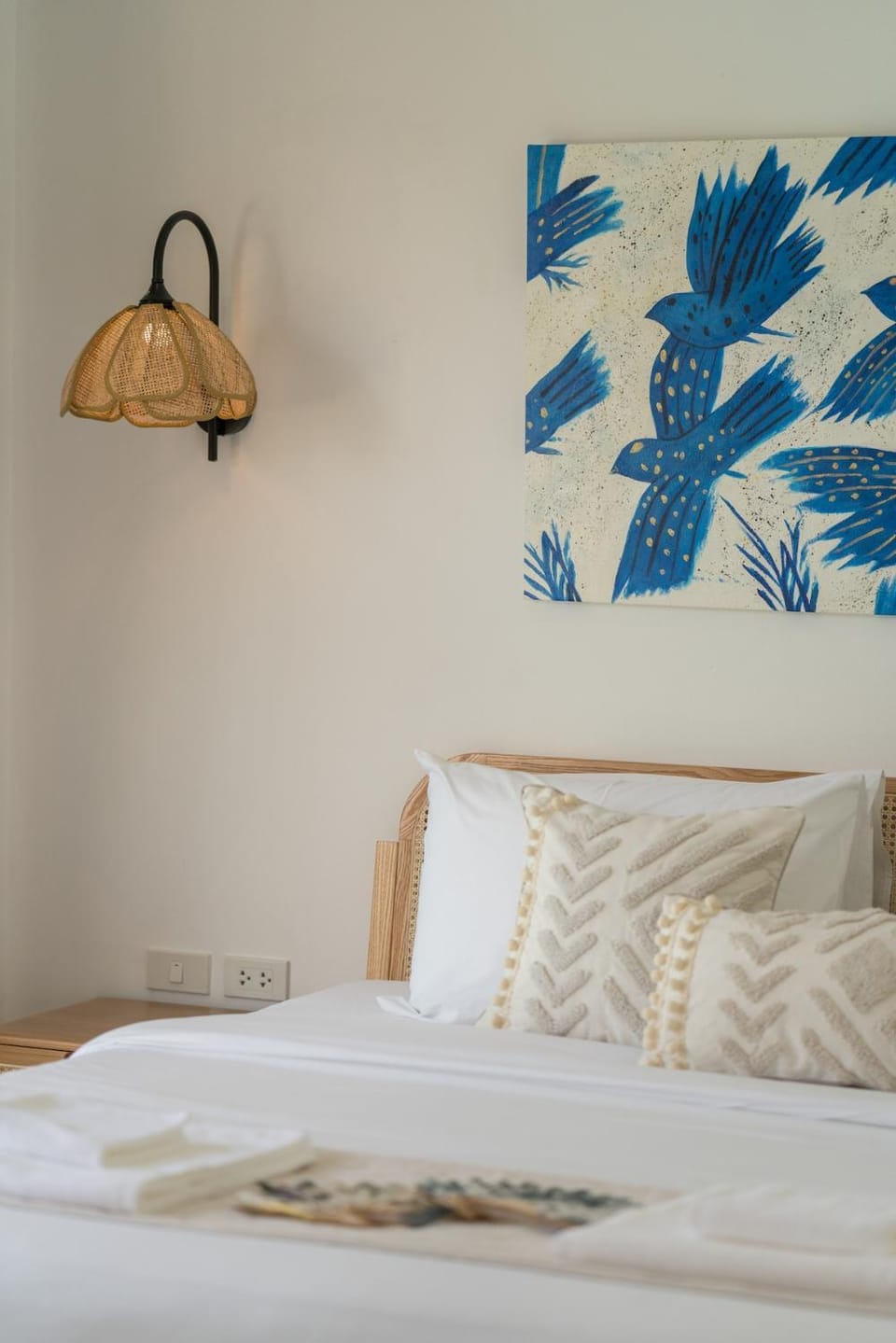 Bed, Decorative detail, Bedroom