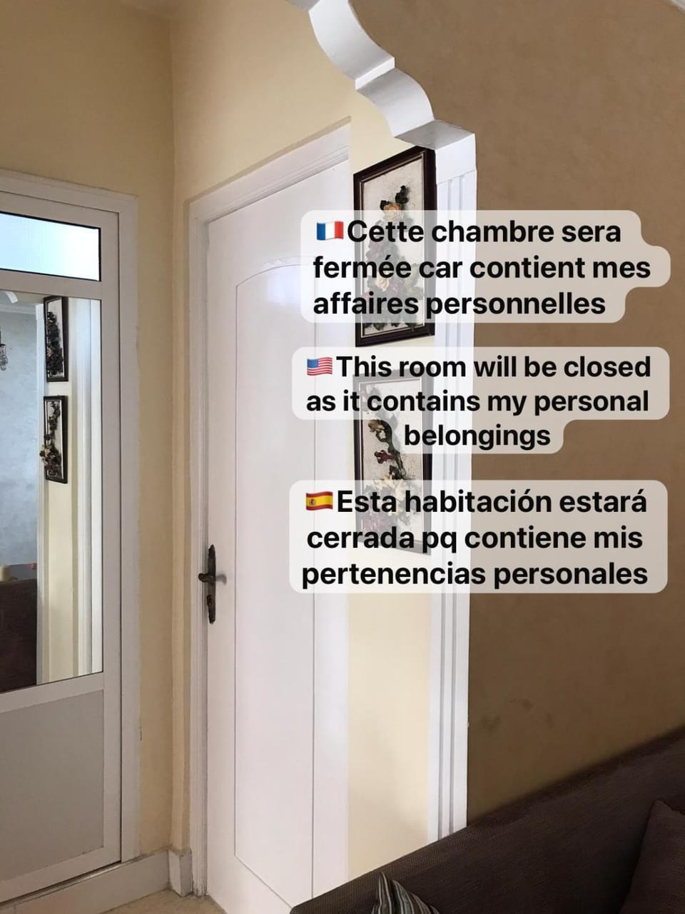 Chambre privée dans appartement entier,Intimité totale Apartment in Tangier