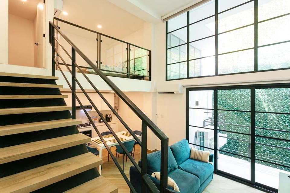 Casco Viejo Loft with Balcony - Rooftop Pool and Gym Apartment in Panama City, Panama
