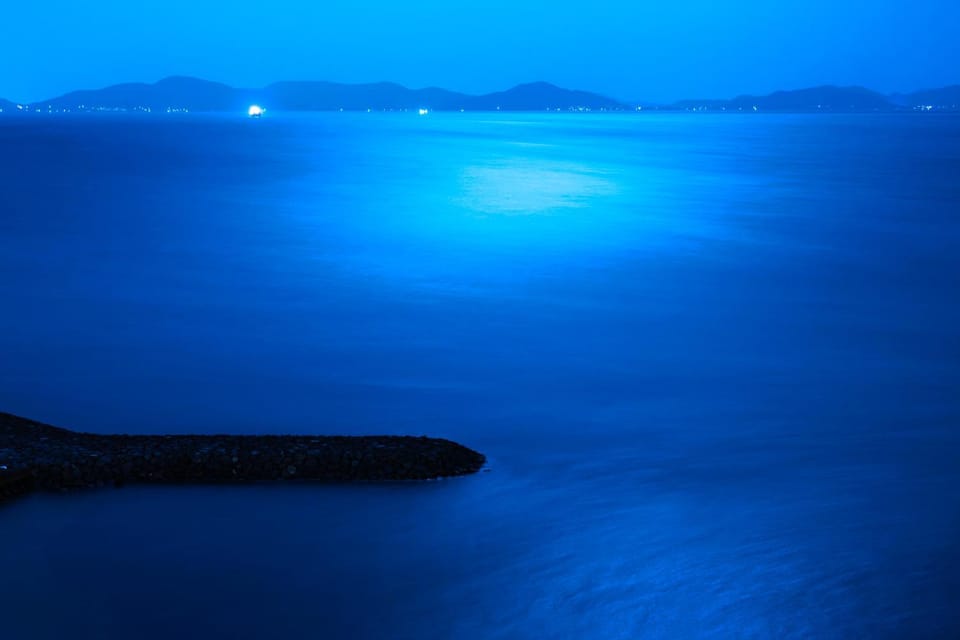 Night, Sea view