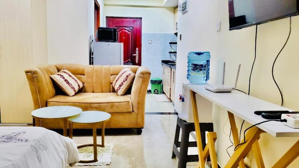 luxurious fully furnished two bedroom apartment with swimming fully equipped gym ample parking space children playing ground and a relaxing rooftop with amazing city views Apartment in Nairobi County
