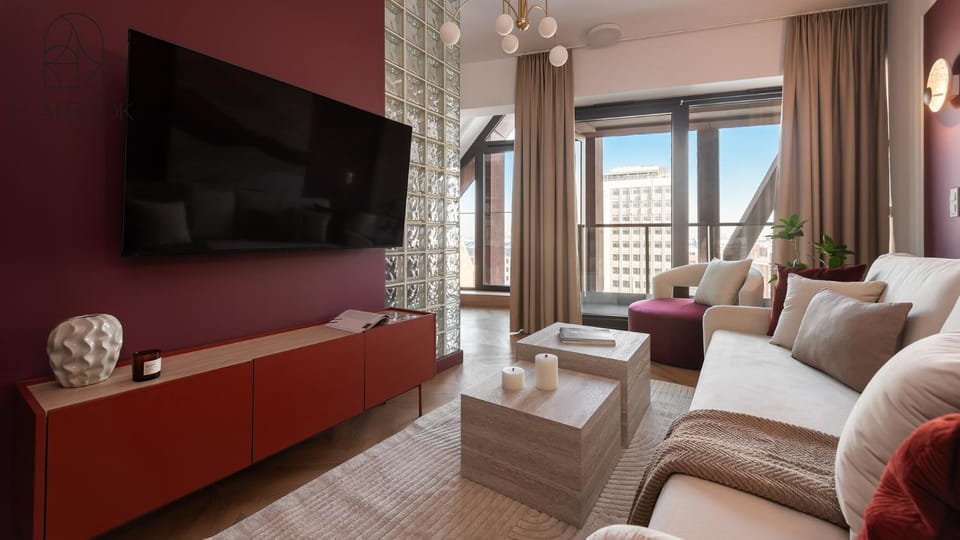 Bed, TV and multimedia, Balcony/Terrace, Living room, Photo of the whole room, Seating area