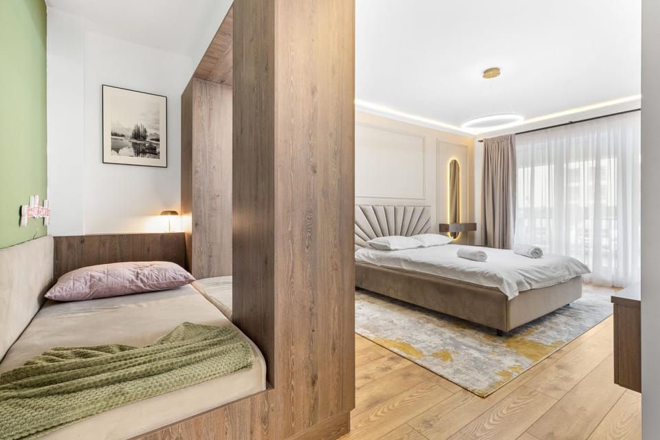Bed, Photo of the whole room, Bedroom, towels, wardrobe