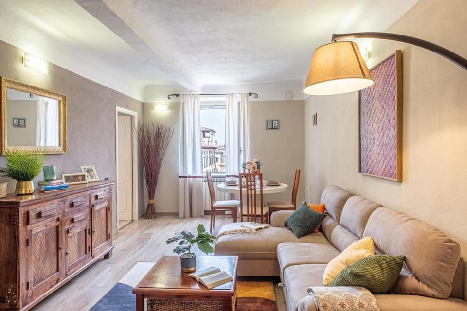 Panoramic View from a Beautiful Lucca Apartment Apartment in Capannori