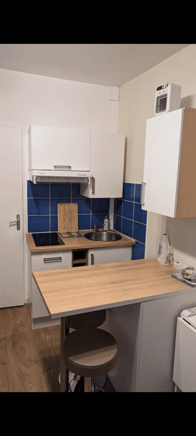 Studio for 2 close to the Big Clock Apartment in La Rochelle