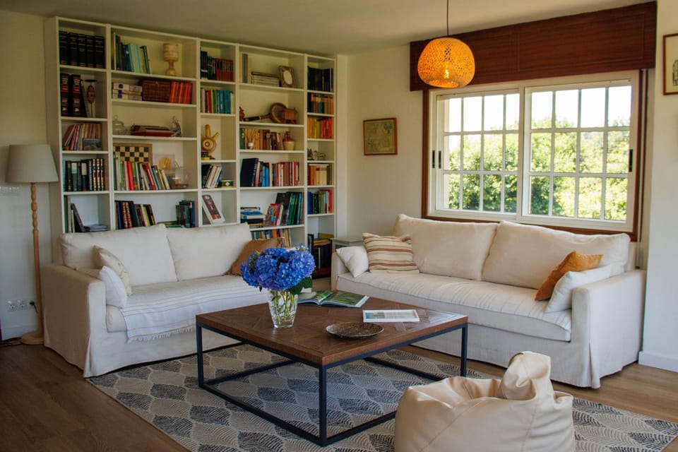 Library, Living room, Seating area
