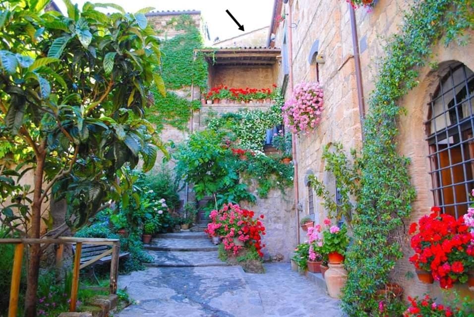 Gerani Rossi House in Civita di Bagnoregio