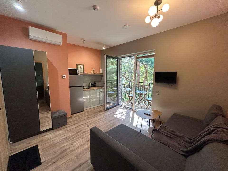 Kitchen or kitchenette, Living room