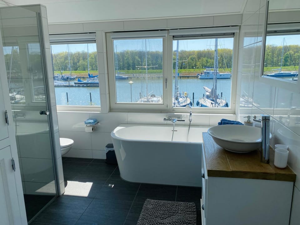 Bathroom, Lake view