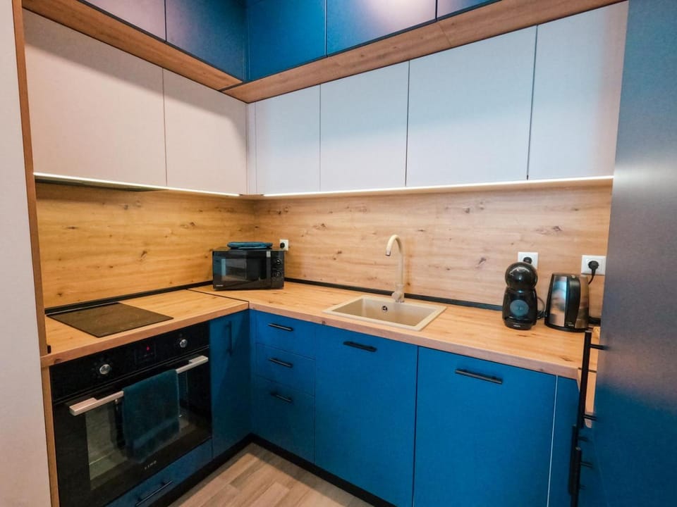Coffee/tea facilities, Kitchen or kitchenette, minibar, stove