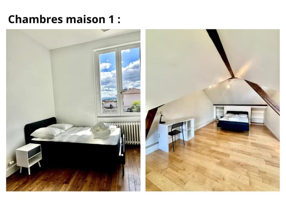 2 maisons pouvant accueillir 22 personnes House in Clermont-Ferrand