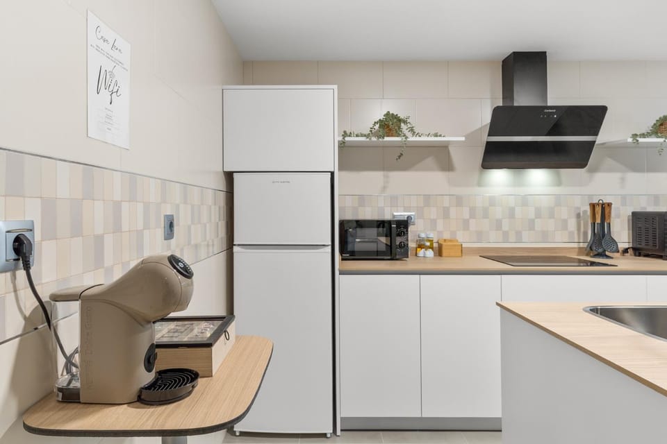 Kitchen or kitchenette, Living room