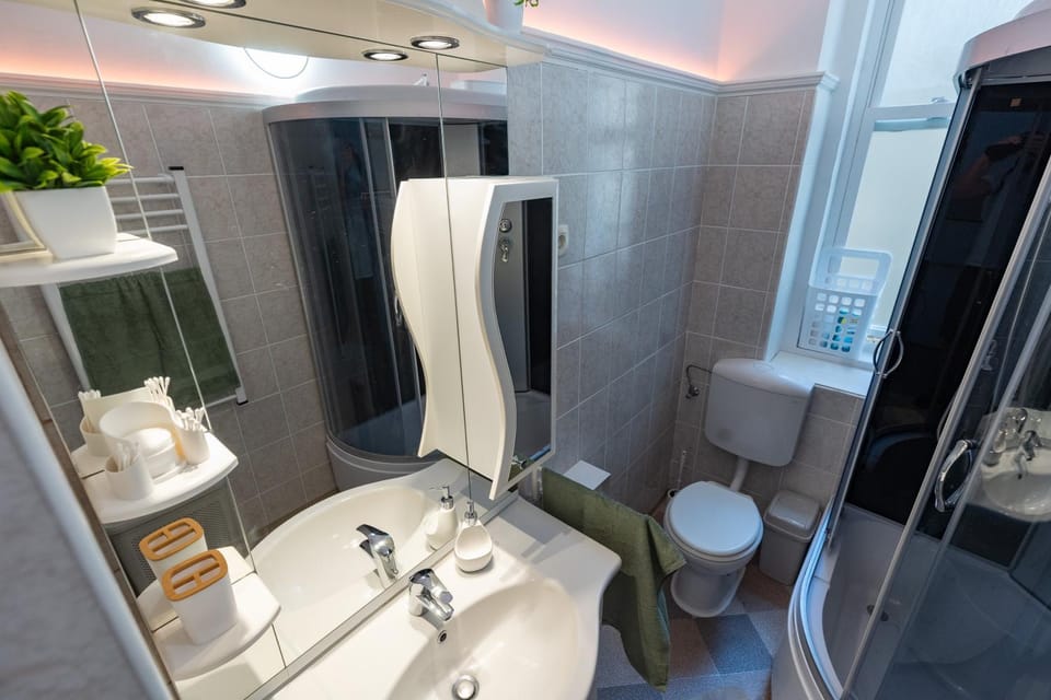 Shower, Toilet, Bathroom, towels