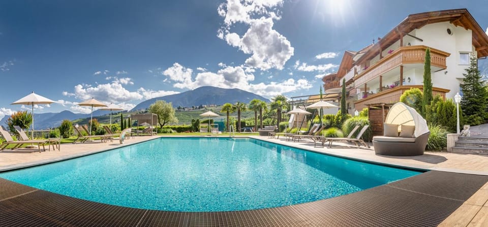 Property building, Living room, Swimming pool