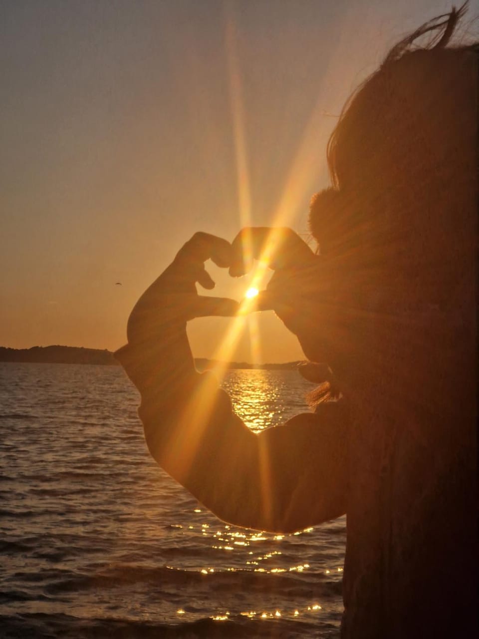 Natural landscape, Sea view, Sunset