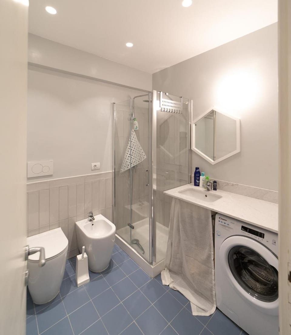 Shower, Bathroom, bidet, washing machine