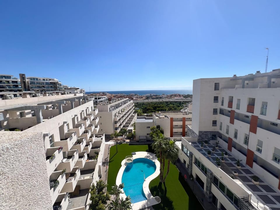 Property building, Day, View (from property/room), Pool view, Sea view, Swimming pool