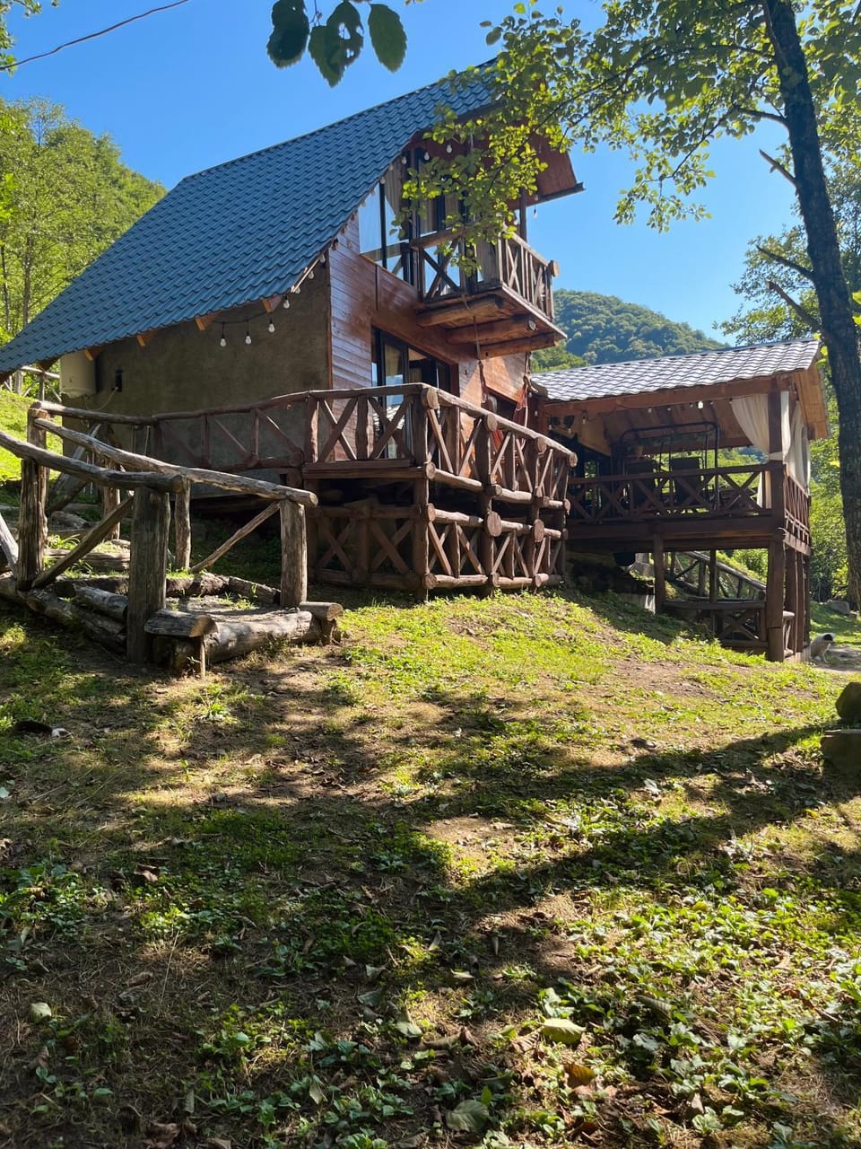 Property building, Garden view