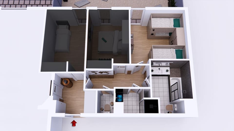 Lit 2 en 1ère Classe-Orly-T7-RER C&D Hostel in Île-de-France