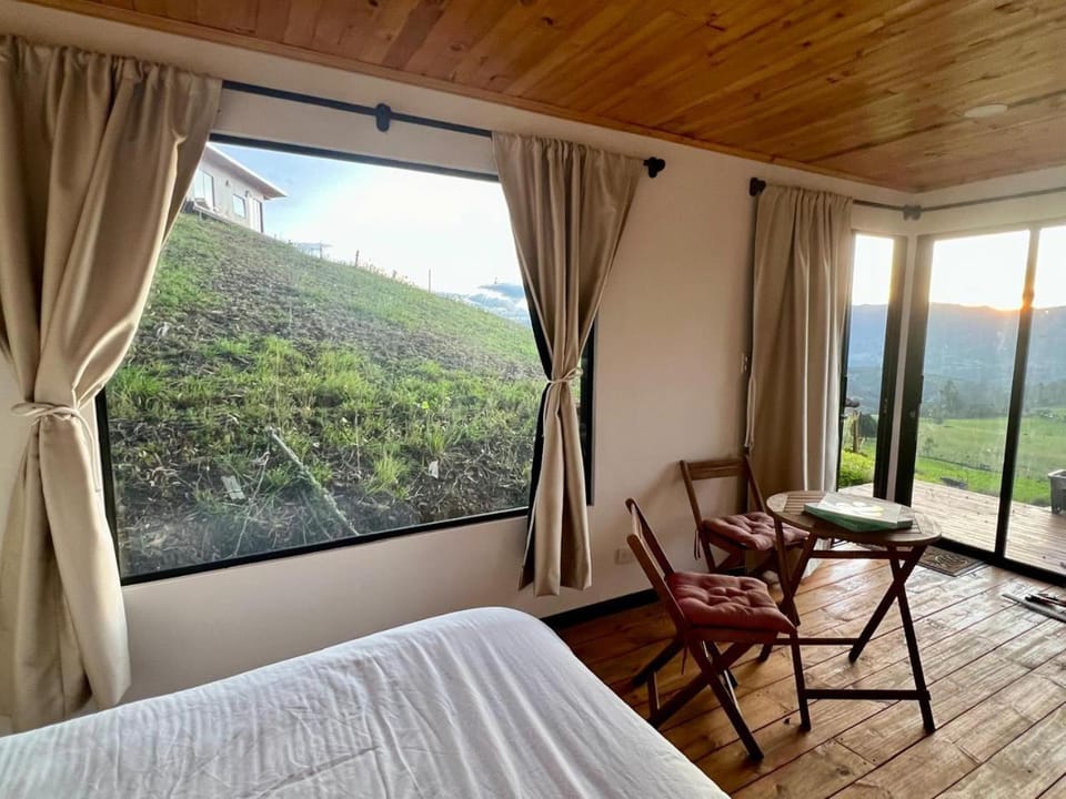 Natural landscape, Bedroom, Mountain view