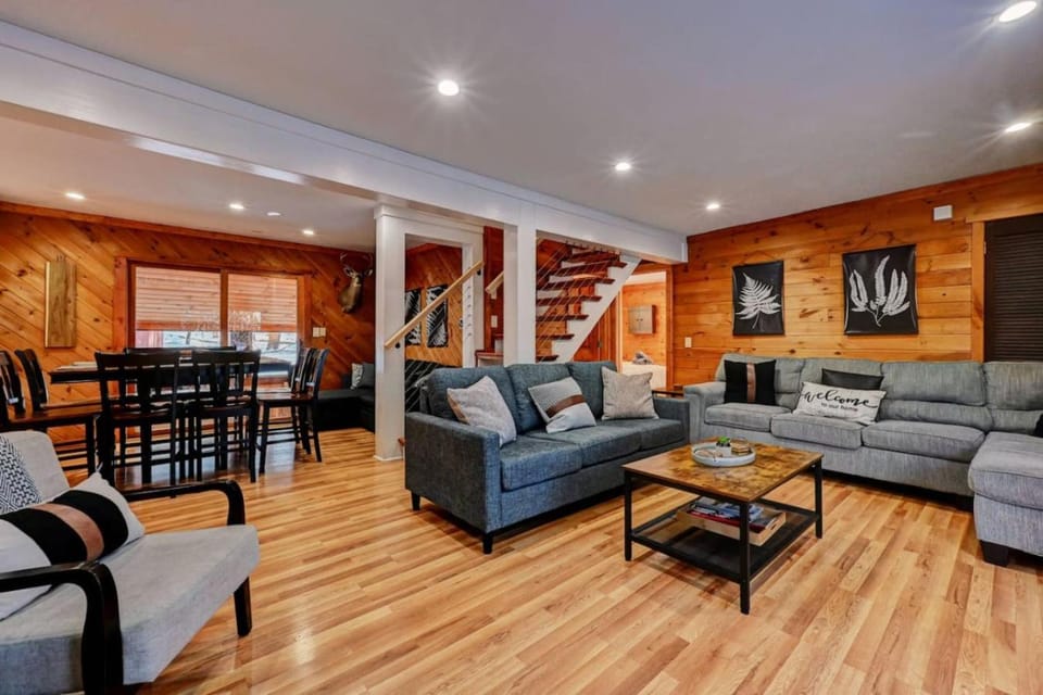 Cozy mountain house with beach access and firepit House in Hickory Run State Park
