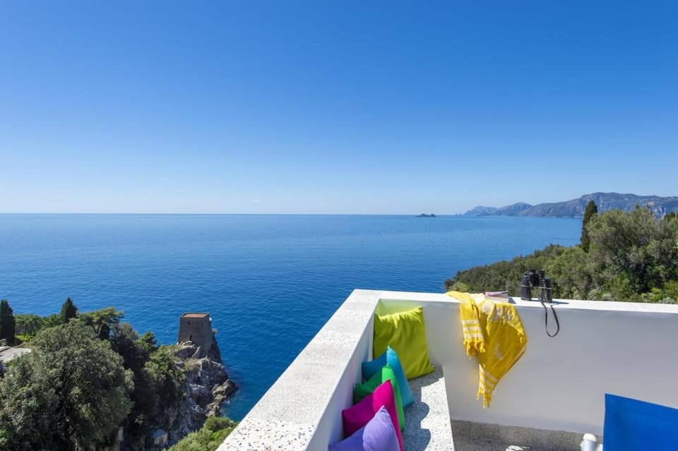View (from property/room), Balcony/Terrace, Sea view