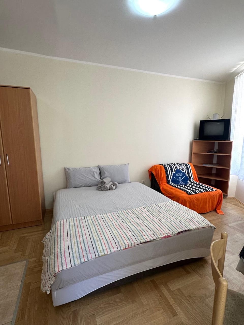 Bed, Photo of the whole room, Bedroom, wardrobe