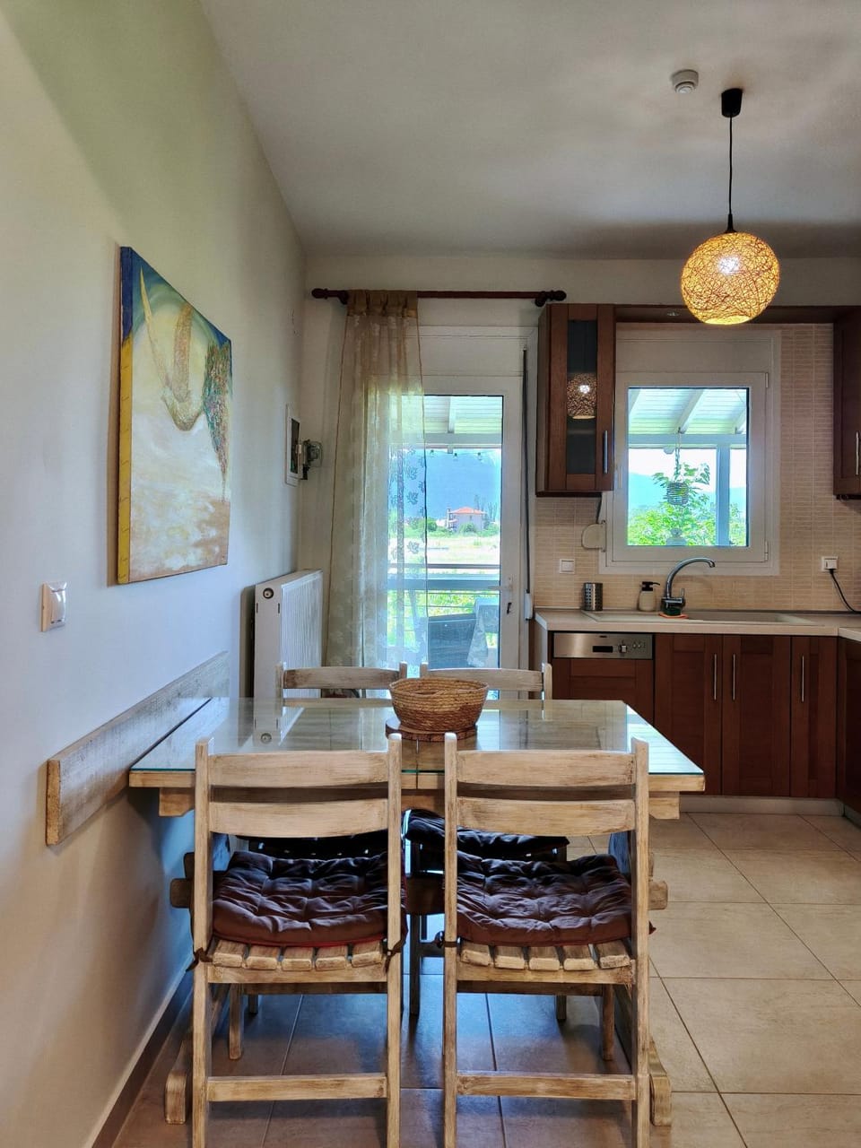 View (from property/room), Dining area, Mountain view, kitchen