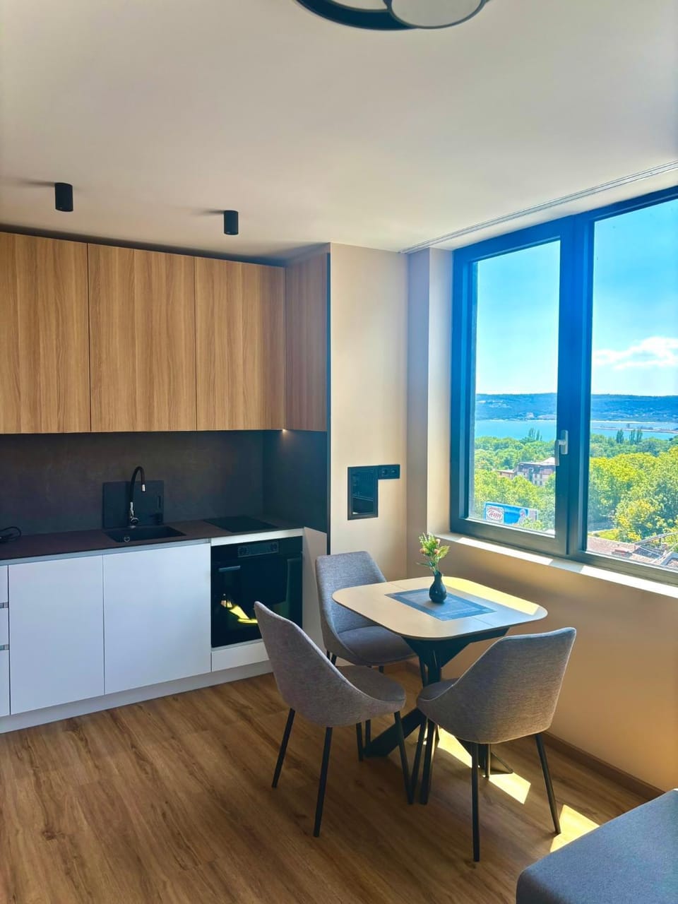 1BR Luxury apartment with sea view and parking space Apartment in Varna