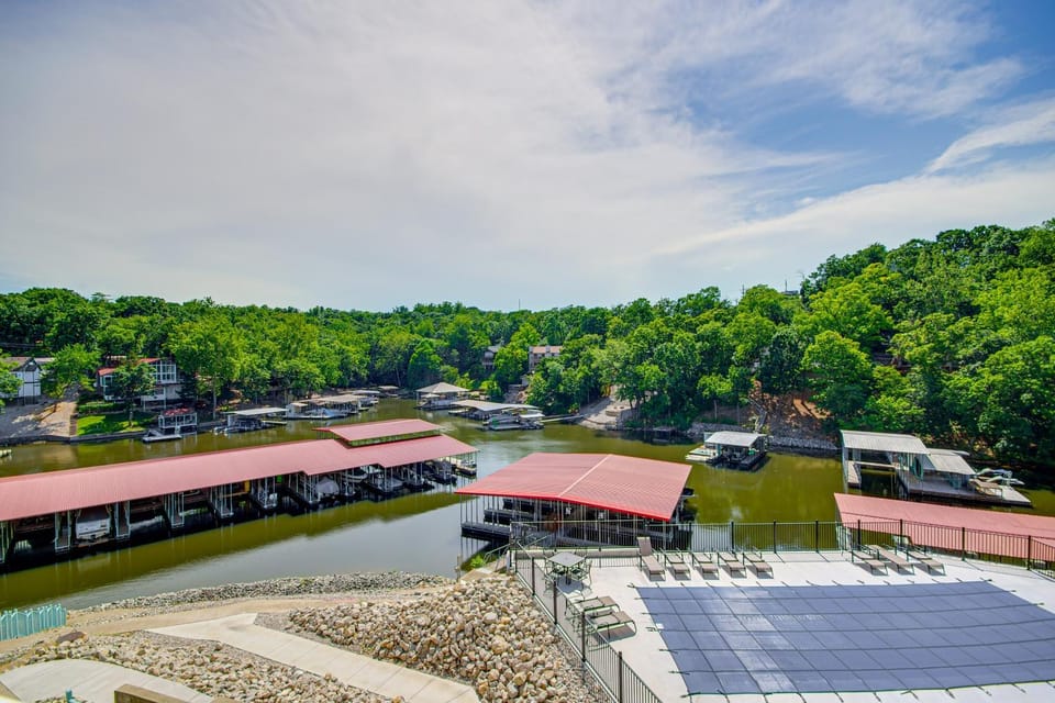 Balcony w/ Marina Views: Lake Ozark Hideaway! House in Lake of the Ozarks
