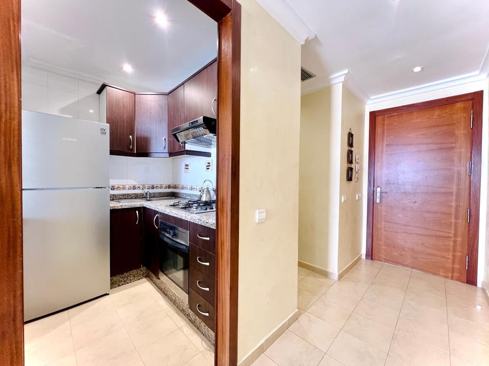 Kitchen or kitchenette, oven, stove