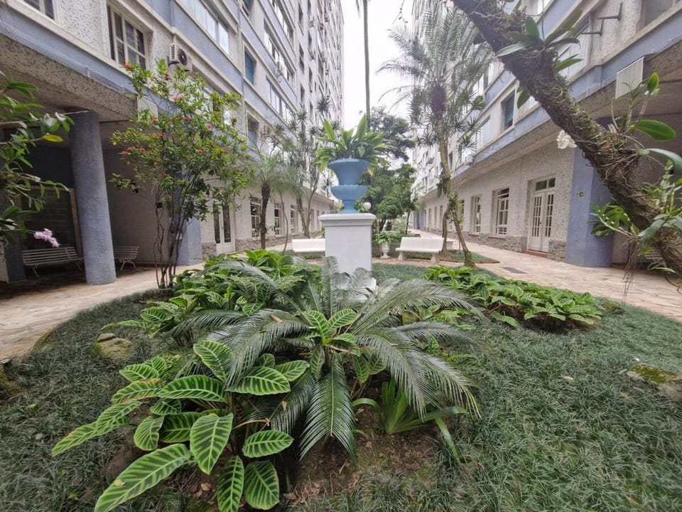 Apartamento aconchegante Santos Praia Vista Mar Apartment in Santos
