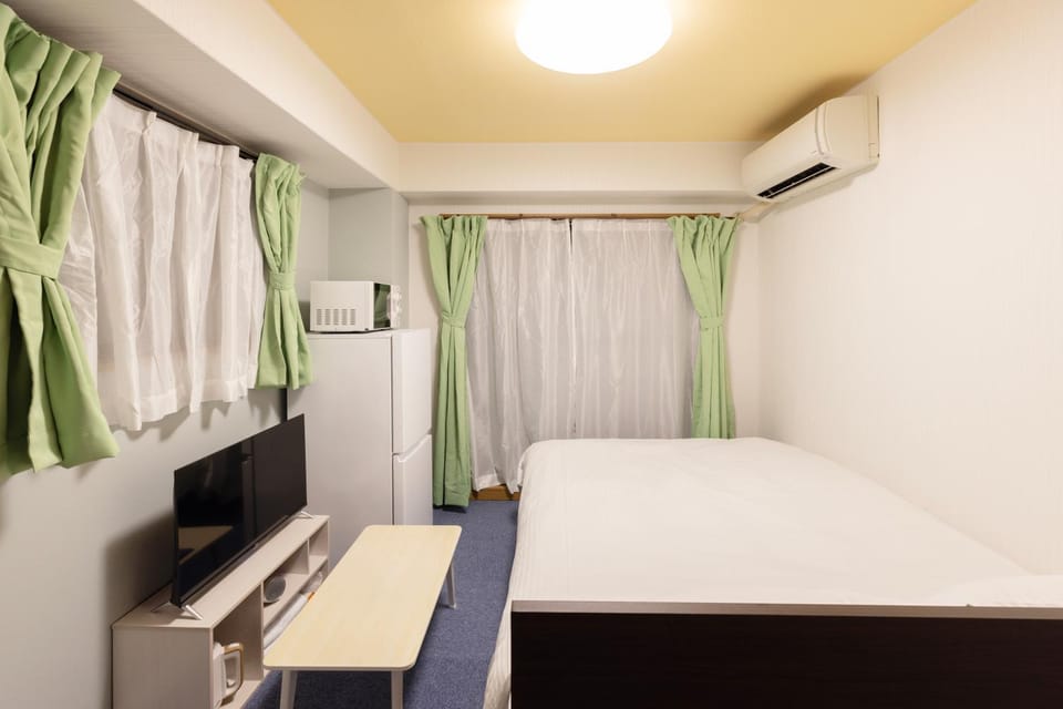 Bed, TV and multimedia, Photo of the whole room, Bedroom, air conditioner