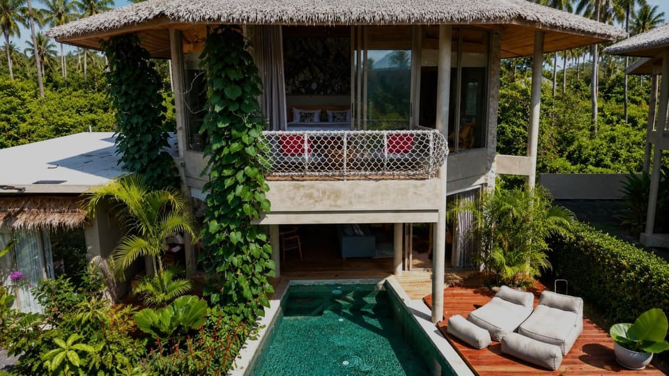 Carbana Lodge, Palmy Beach Villa, Eco Lodge Villa in Ko Samui