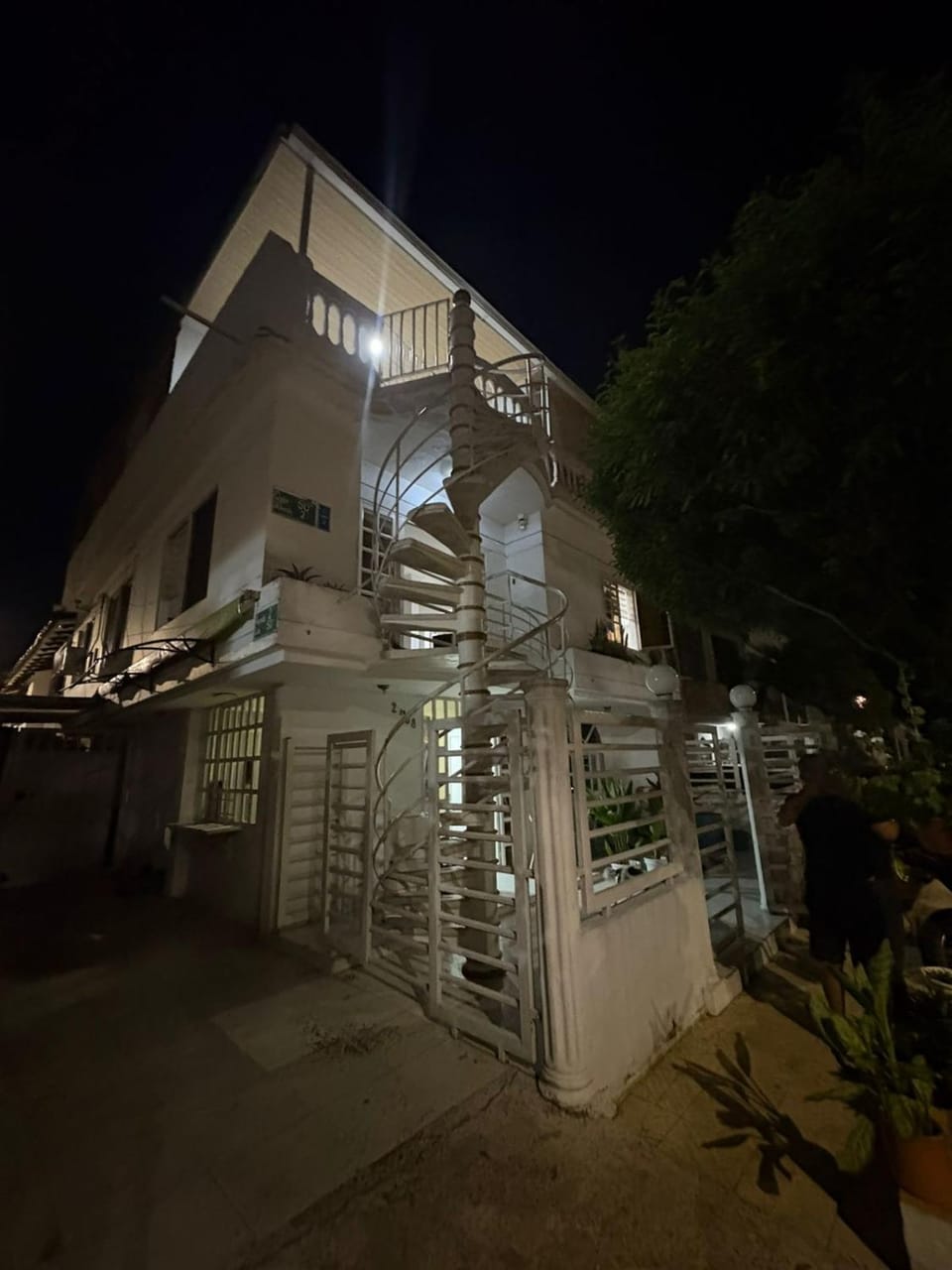Property building, Off site, Night