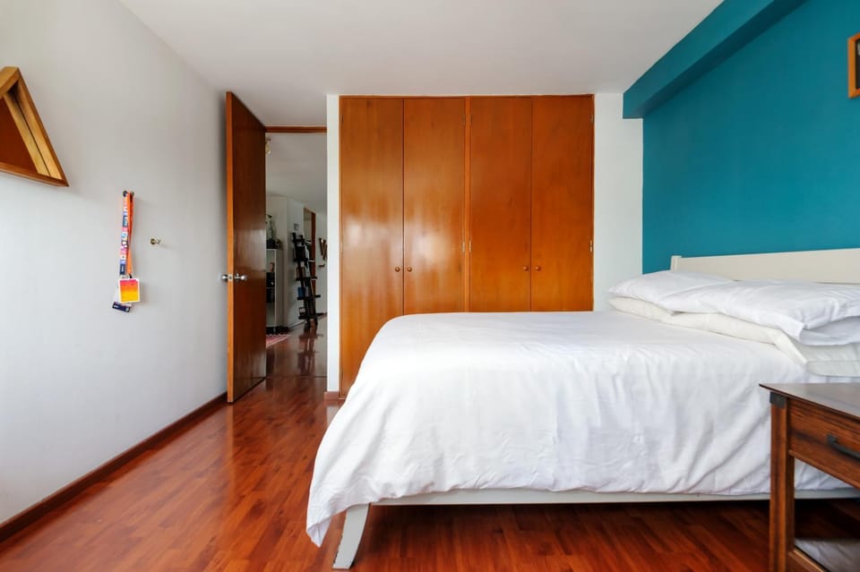 Bed, Photo of the whole room, Bedroom, wardrobe