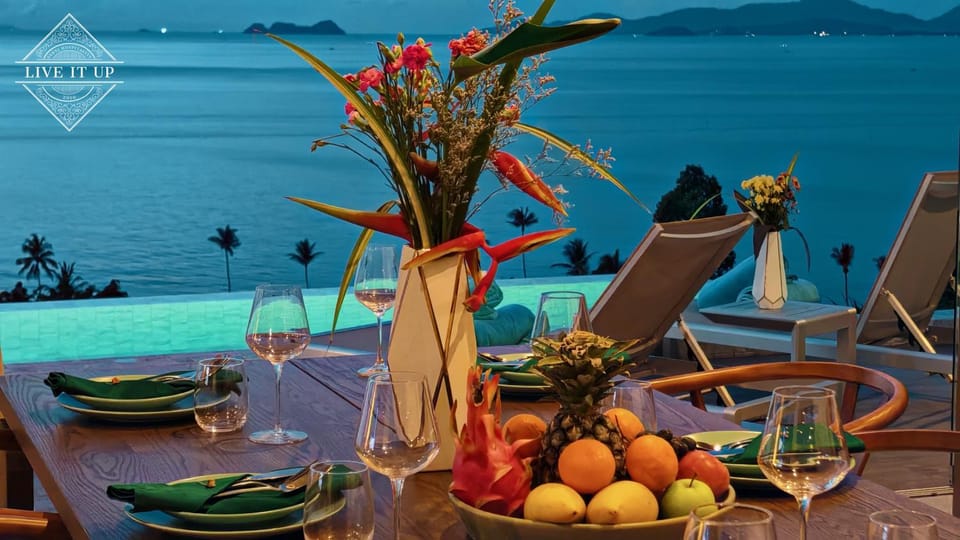 Food and drinks, Sea view
